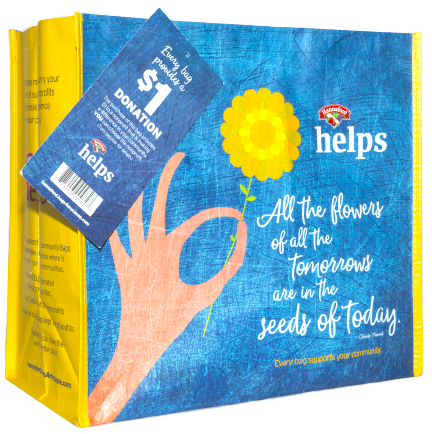 We are excited to announce that Family Planning has been selected as the beneficiary of the Hannaford Helps Reusable Bag Program for the month of April!