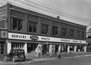 Oneonta Sales Company, as pictured on 27-33 Market Street (c.1930s-1940s)
